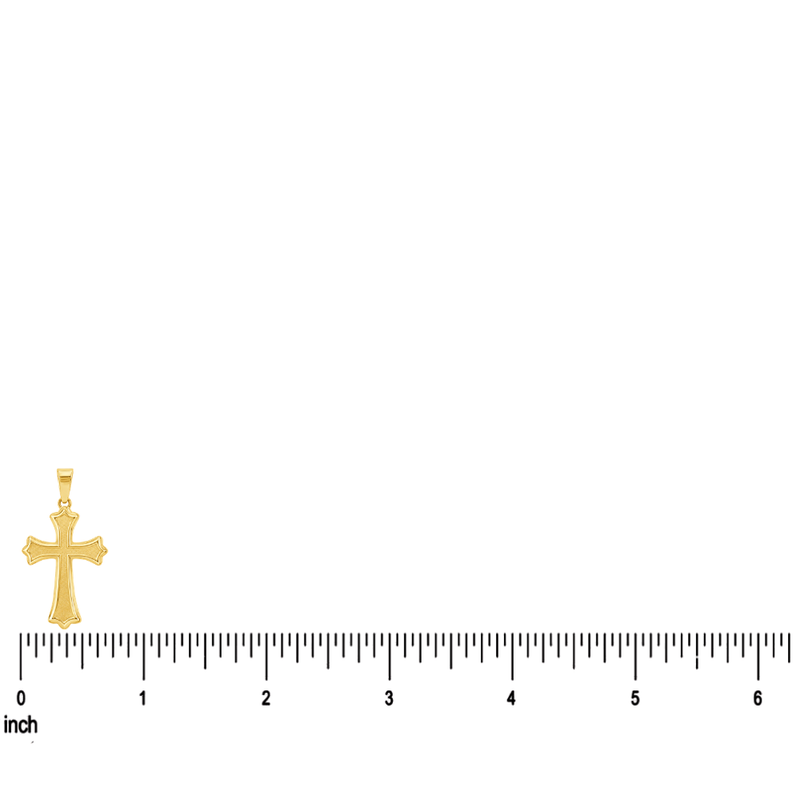 14k Gold Sanctuary Cross Pendant 71835