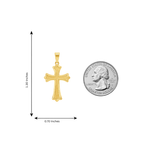 14k Gold Sanctuary Cross Pendant 71835