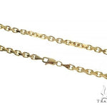 14k Gold Solid Cable Link 20 Inches 3.5mm