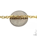 14k Gold Solid Cable Link 20 Inches 3.5mm