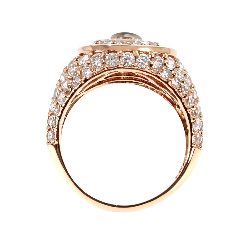 Bezel Solitaire Trickle Ring 64687