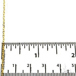 14k  Yellow Gold  Diamond Cut Cable Link Chain 1.5mm 20 Inches 38218 - Image 5