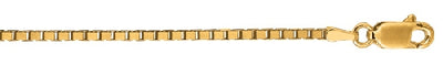 14kt 20 Inches Yellow Gold 1.6mm Shiny Classic Box Chain 38120 - Image 1