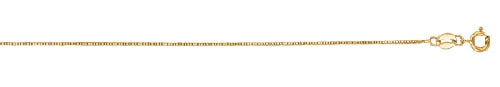 14k Yellow Gold Shiny Classic Box Chain 0.6mm 38089, photo 1 of 1