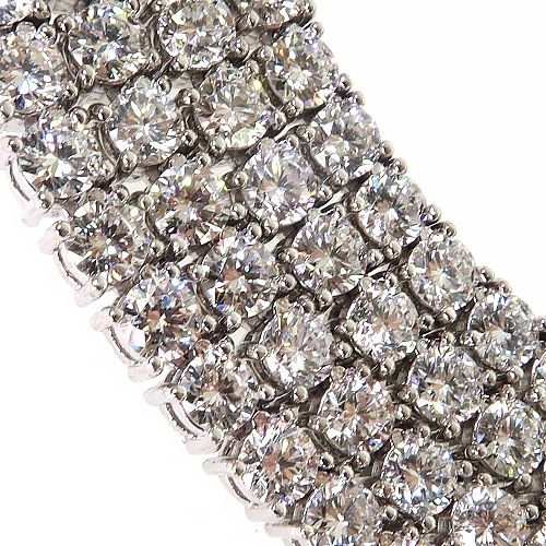 15 Pointer Diamond Tennis Chain (Lab) 69111 | TraxNYC