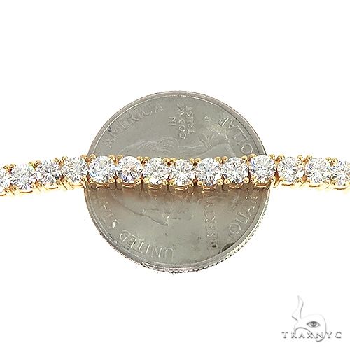 14K Gold tennis chain, 4 mm, photo 5 of 5