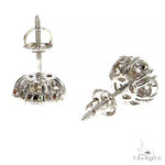 15 Pt Flower Diamond Earrings 68029 - Image 3