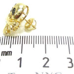 Single Black Diamond Skull Head Earring 15580 - Image 6
