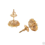 15PT Upside Down Diamond Flower Earrings 11 mm 70721 - Image 4