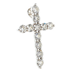 15 Pointer Diamond Cross Pendant (Lab) 68717