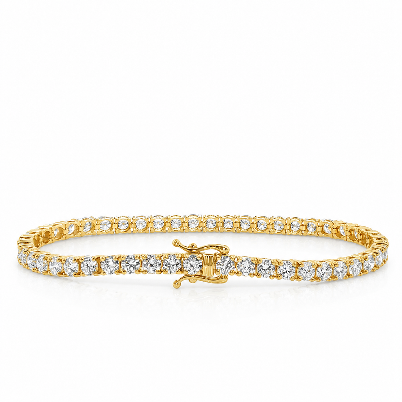 15 Pt lab diamond tennis bracelet – view 6 of 10, TraxNYC item 71696
