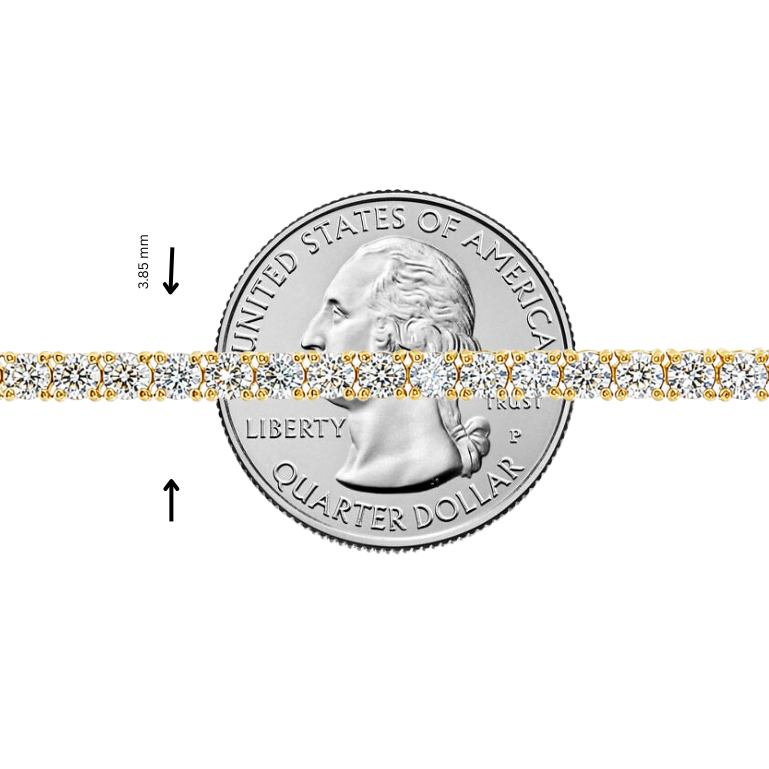 15 Pt lab diamond tennis bracelet – view 10 of 10, TraxNYC item 71696