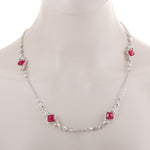 Stephen Webster Superstud Womens Silver Coral and Quartz Necklace 3014572