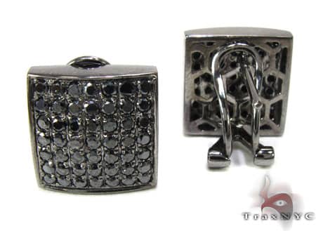 Johnny's Black Diamond Earrings 1 16789 - Image 4