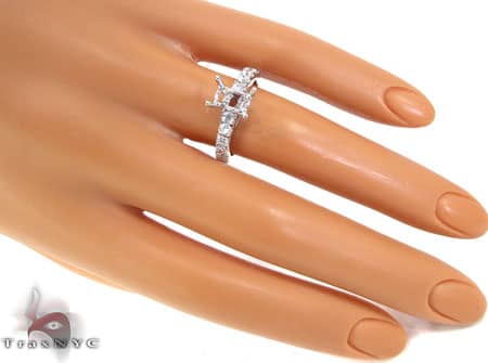 Prong Eternity Semi Mount Ring 16855 - Image 8