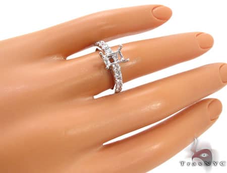 Prong Eternity Semi Mount Ring 16855 - Image 9