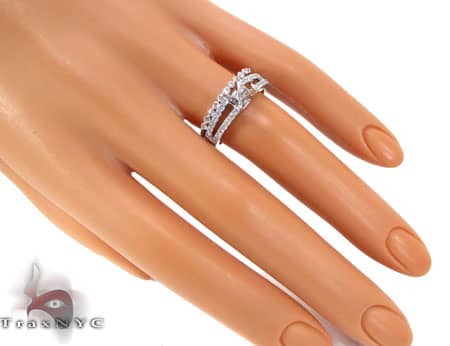 Lovely Semi Mount Engagement Set 16874 - Image 7