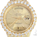 36mm Fully Iced Out 18K Yellow Gold Rolex Presidential Watch 65021 - Image 1