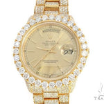36mm Fully Iced Out 18K Yellow Gold Rolex Presidential Watch 65021 - Image 3