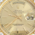 36mm Fully Iced Out 18K Yellow Gold Rolex Presidential Watch 65021 - Image 4