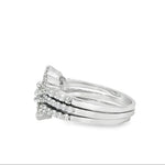 Flower Diamond Ring Set 17033