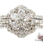 Flower Diamond Ring Set 17033 - Image 2