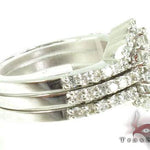 Flower Diamond Ring Set 17033 - Image 7