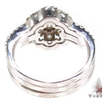 Flower Diamond Ring Set 17033 - Image 9