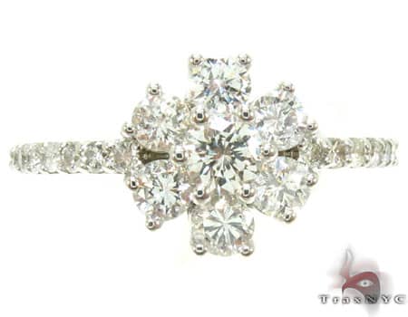 Flower Diamond Ring 17034 - Image 2