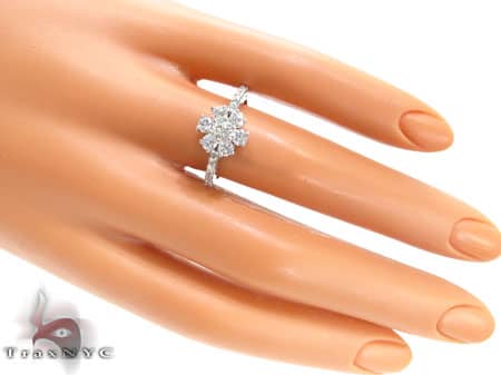 Flower Diamond Ring 17034 - Image 8