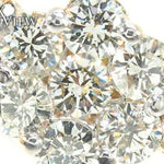 Large 3 Row Flower Ring 17145 - Image 3