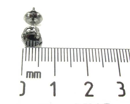 Royal Black Diamond Single Stud 17275 - Image 5