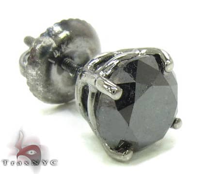 Royal Black Diamond Single Stud 17275 - Image 2