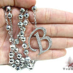 Custom B Initial Rosary n 17281 - Image 8