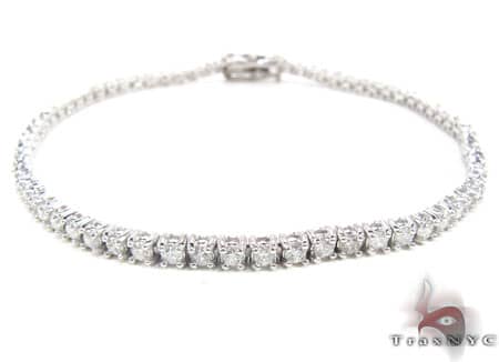 14K Gold Diamond Tennis Bracelet 17389 - Image 1