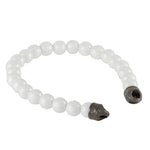 Stephen Webster England Made Me Silver and Black Rhodium White Ceramic Beaded Bracelet (No Clasp) 3018448