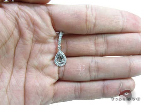 Diamond Teardrop Semi Mount Pendant 2 17858 - Image 5