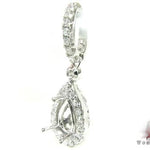 Diamond Teardrop Semi Mount Pendant 2 17858 - Image 3