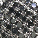 TraxNYC Light  Black Diamond 14K White Gold Ring 17927 - Image 4