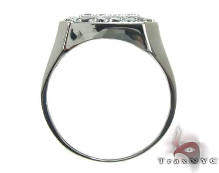 TraxNYC Light  Black Diamond 14K White Gold Ring 17927 - Image 6