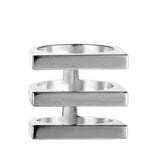Georg Jensen Aria Silver Flat Three Band Ring 8560200-3