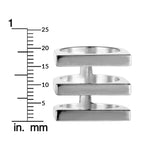 Georg Jensen Aria Silver Flat Three Band Ring 8560200-3