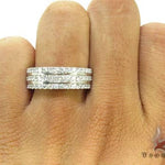 Three Row Wedding Band 18509 - Image 8