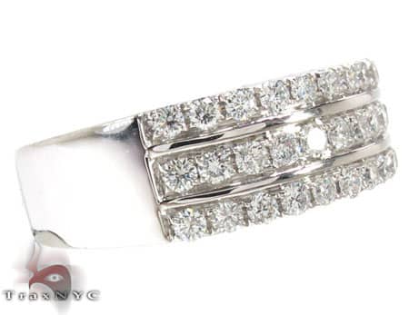 Three Row Wedding Band 18509 - Image 5