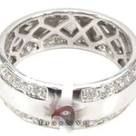 14k White Gold Diamond Ring Wedding Band 18510 - Image 7