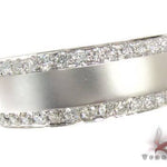 14k White Gold Diamond Ring Wedding Band 18510 - Image 2