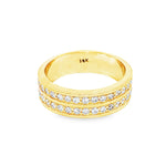 Two Row Wedding Band 18514
