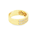 Two Row Wedding Band 18514