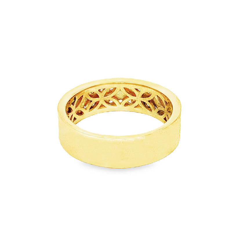 Two Row Wedding Band 18514