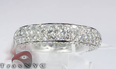 Men's 14K Gold Diamond Wedding Ring, photo 3 of 7